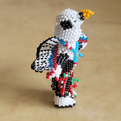 Todd Poncho  Eagle Dancer w/Removable Mask Fully Beaded Indian Beadwork