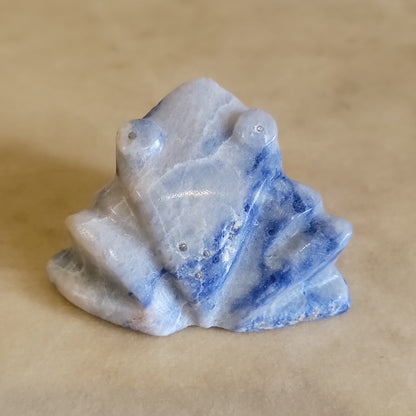 Sodalite Frog Zuni Fetish