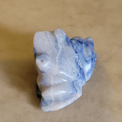 Sodalite Frog Zuni Fetish