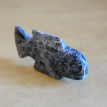 Sodalite Fish Zuni Fetish