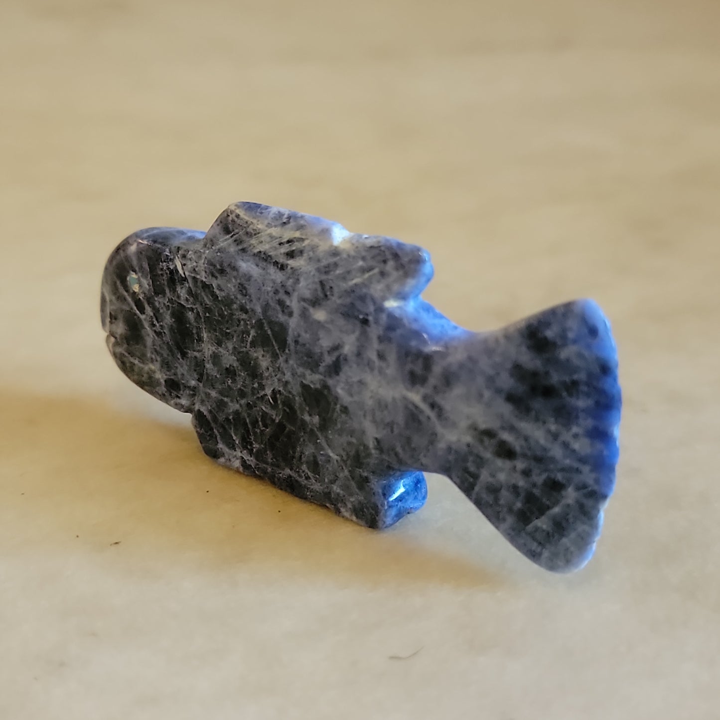 Sodalite Fish Zuni Fetish