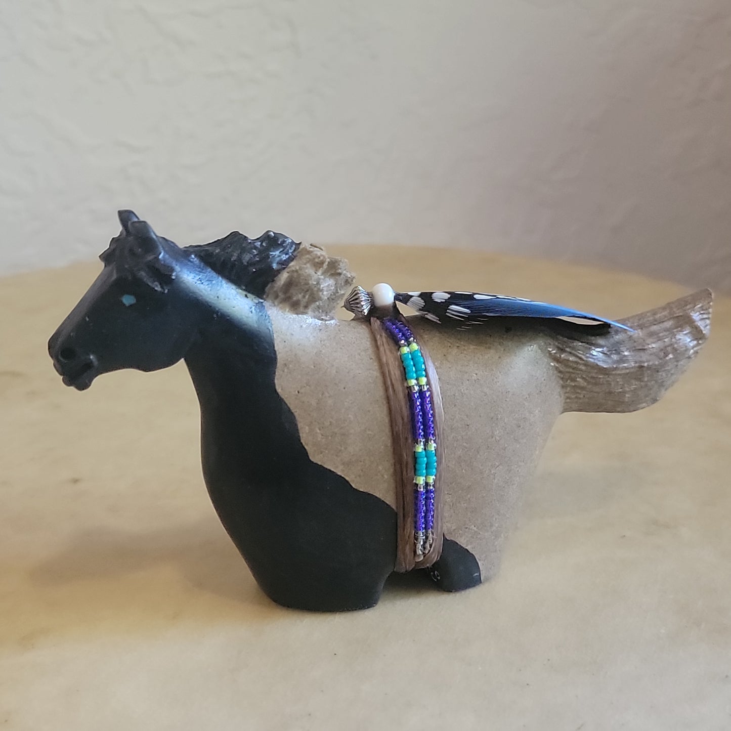 Harold Davidson Navajo "Paint" Running Horse Zuni Fetish