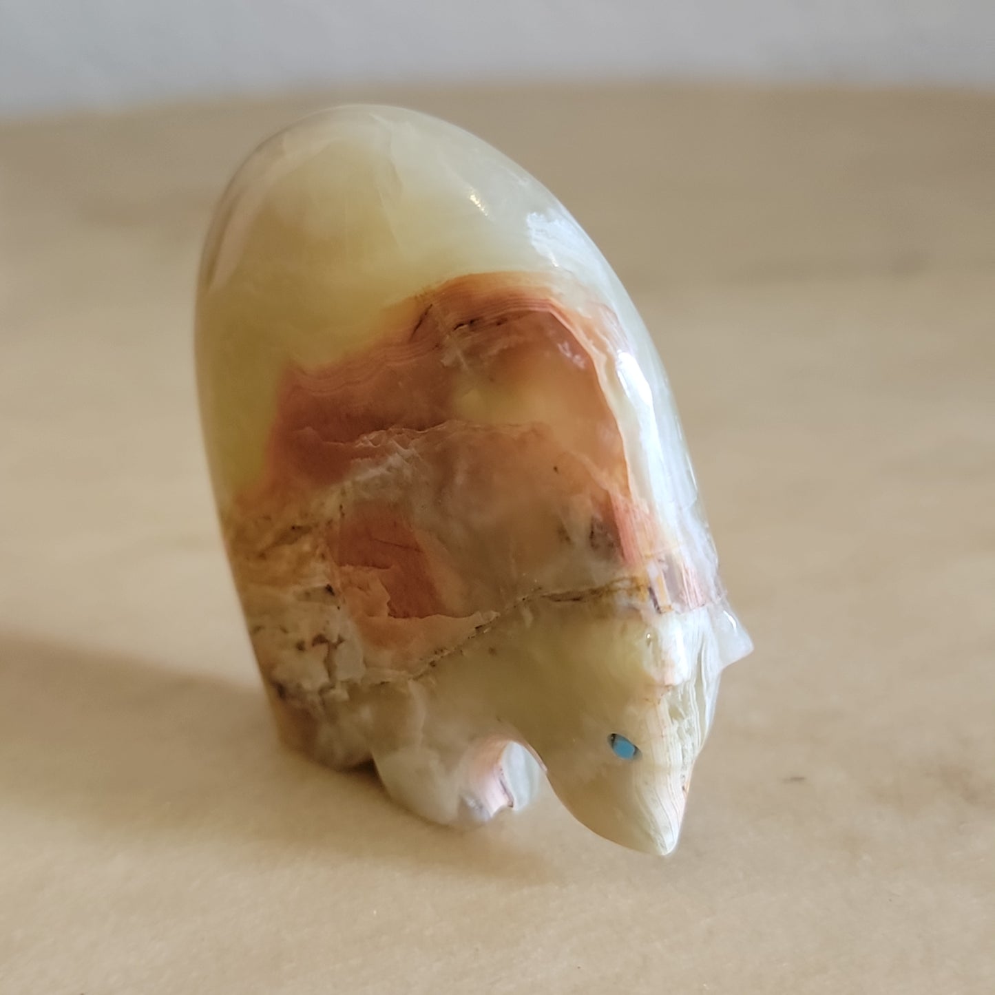 Stewart Quandelacy Classic Onyx Zuni Fetish Medicine Bear