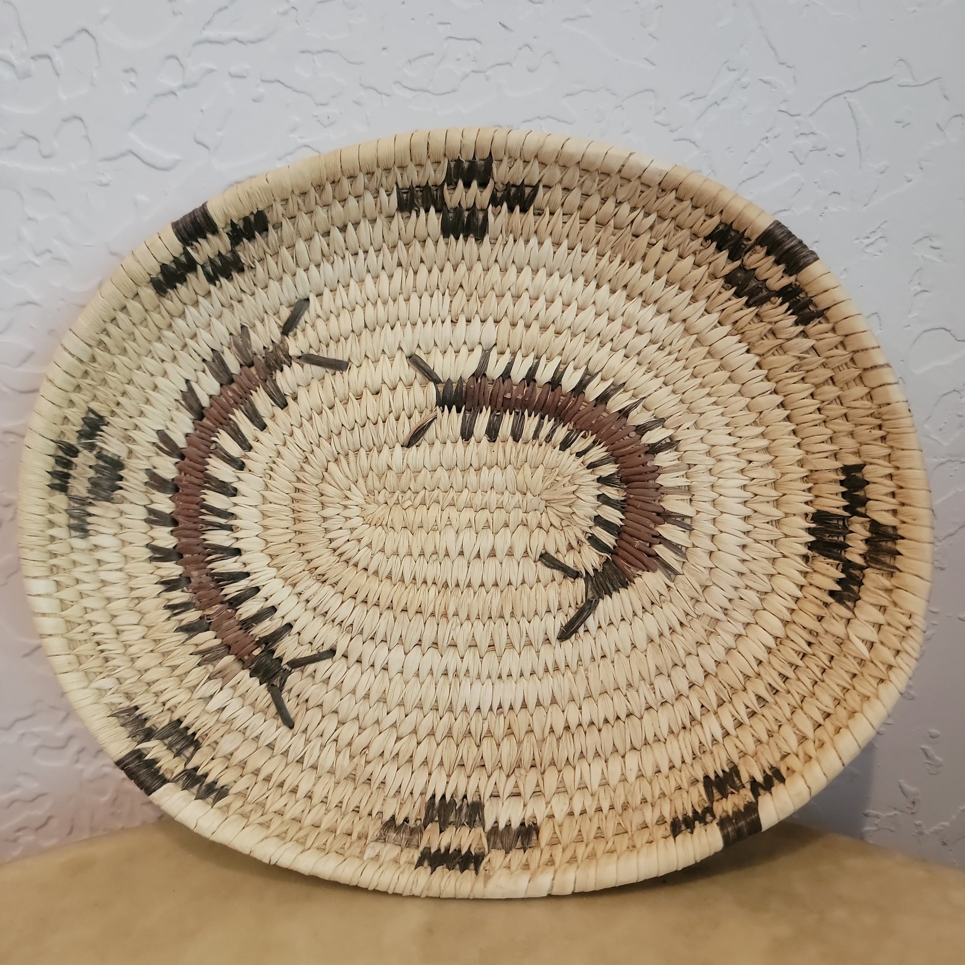 Papago/ Tohono O'Odham Double Centipede Indian Basket