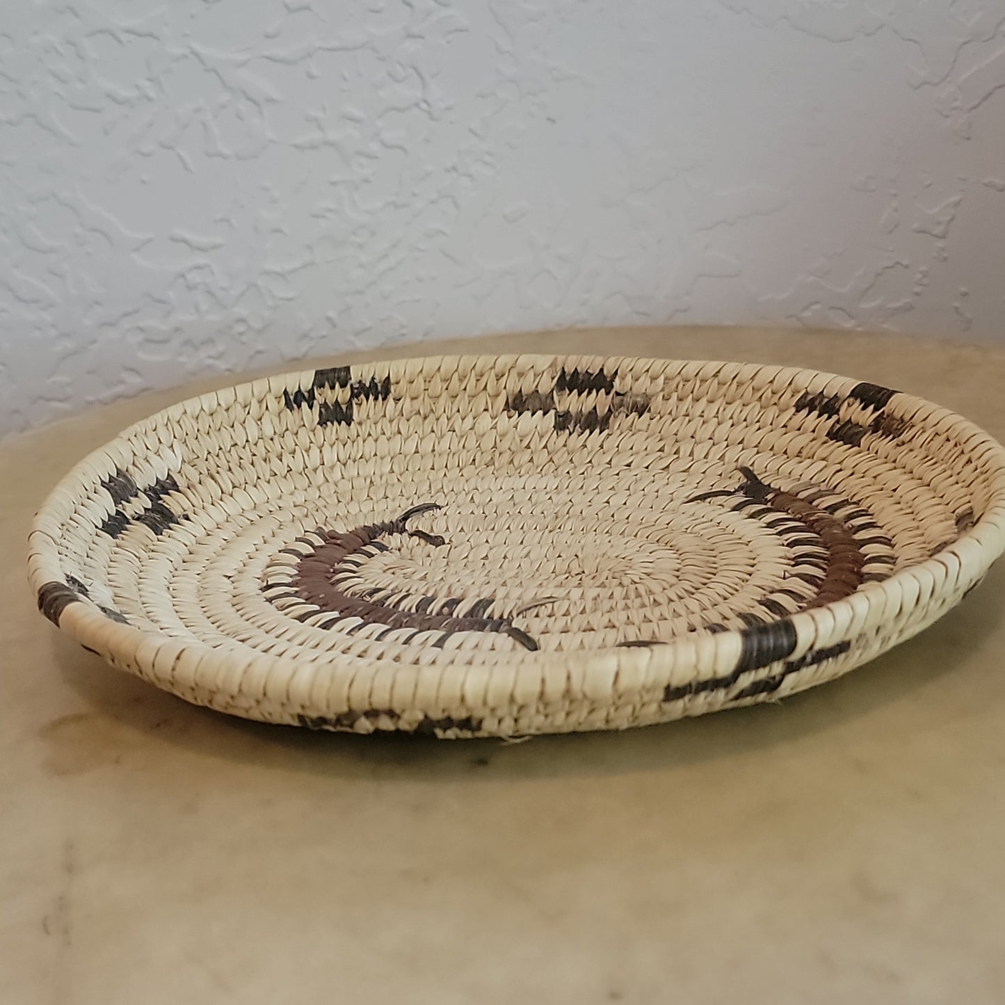 Papago/ Tohono O'Odham Double Centipede Indian Basket