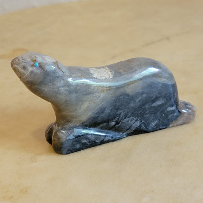 Picasso Marble Seal Zuni Fetish