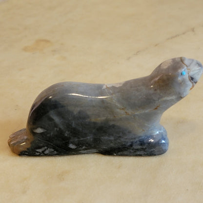 Picasso Marble Seal Zuni Fetish