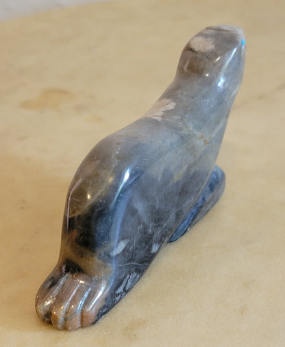 Picasso Marble Seal Zuni Fetish