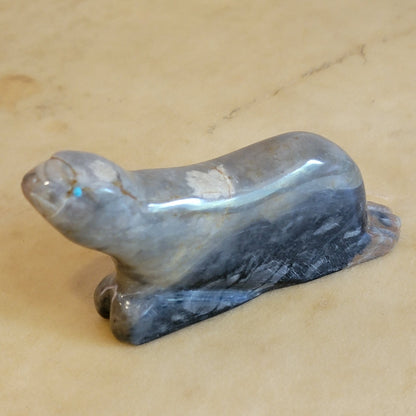 Picasso Marble Seal Zuni Fetish