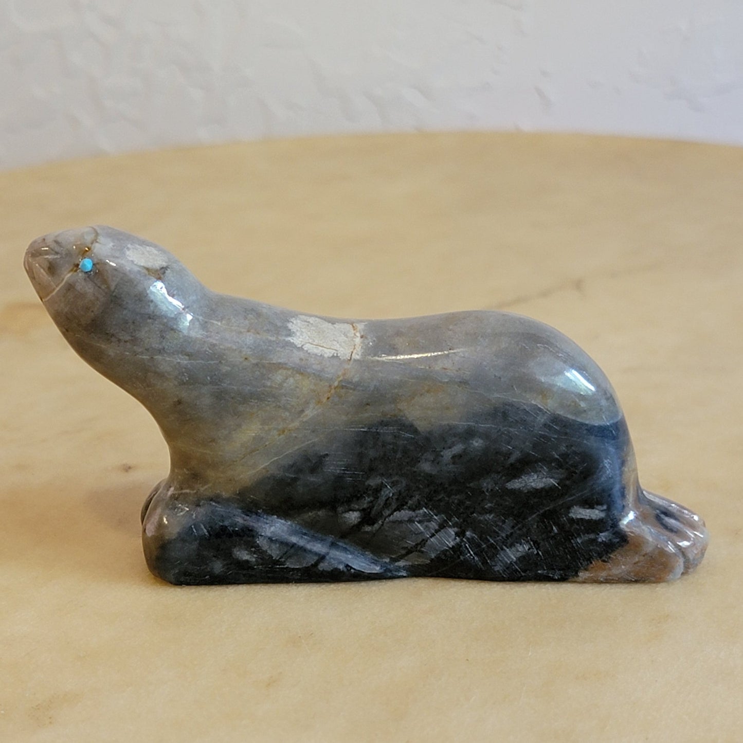 Picasso Marble Seal Zuni Fetish