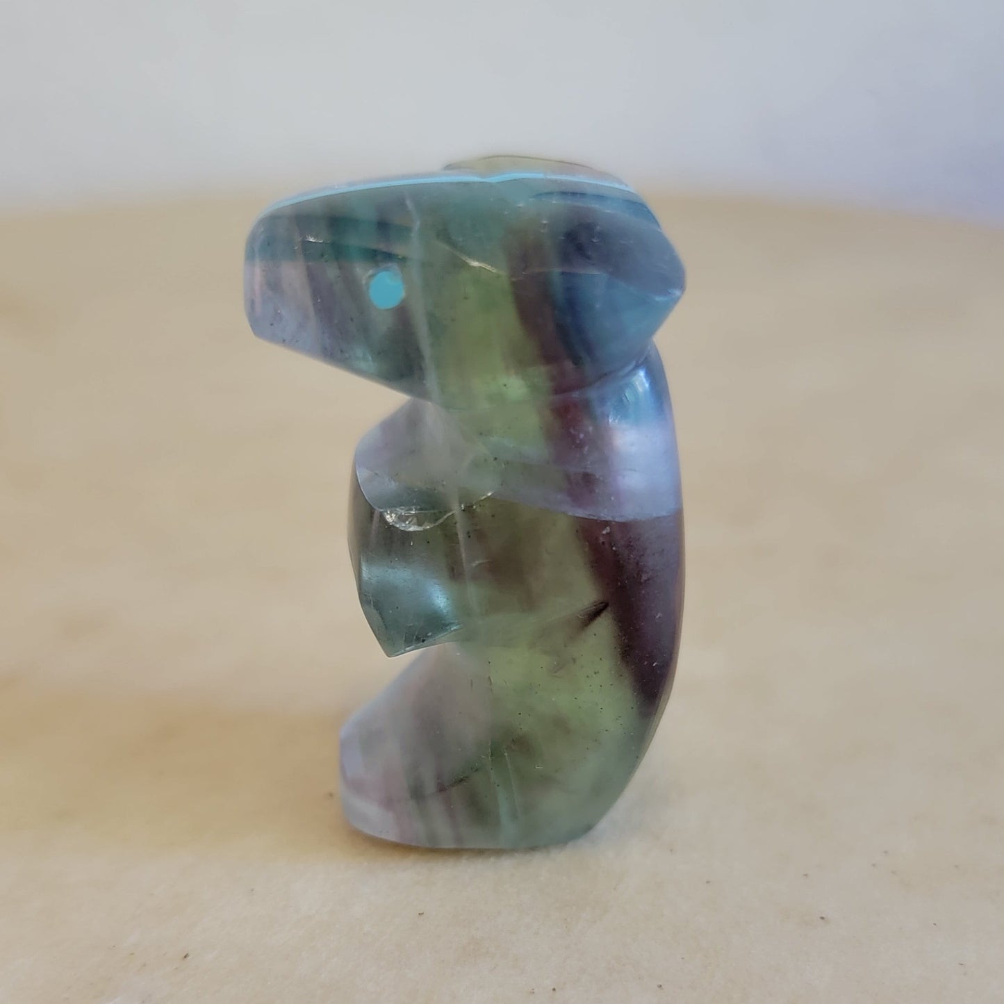 Fluorite Bunny Rabbit  Zuni Fetish