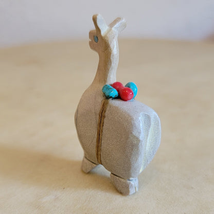 Travertine Llama Zuni Fetish