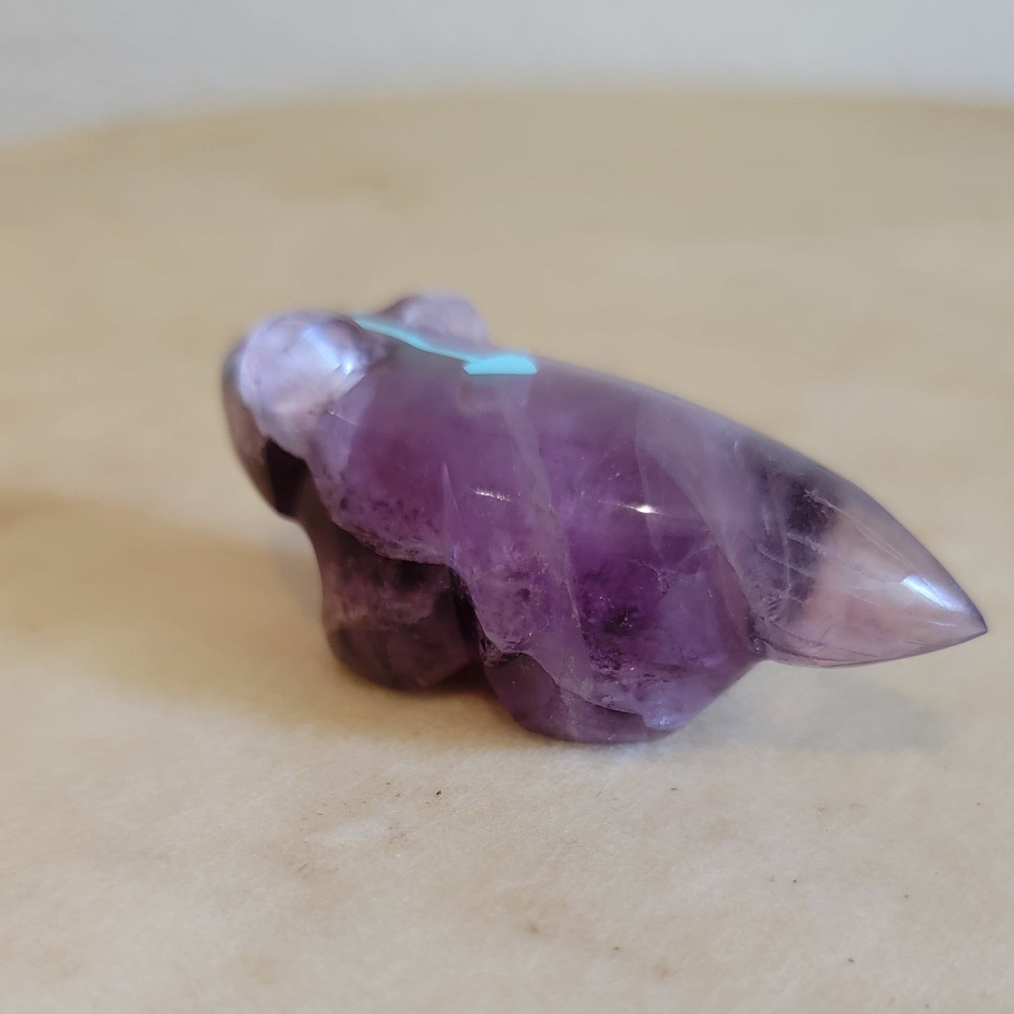 Fluorite Badger Zuni Fetish