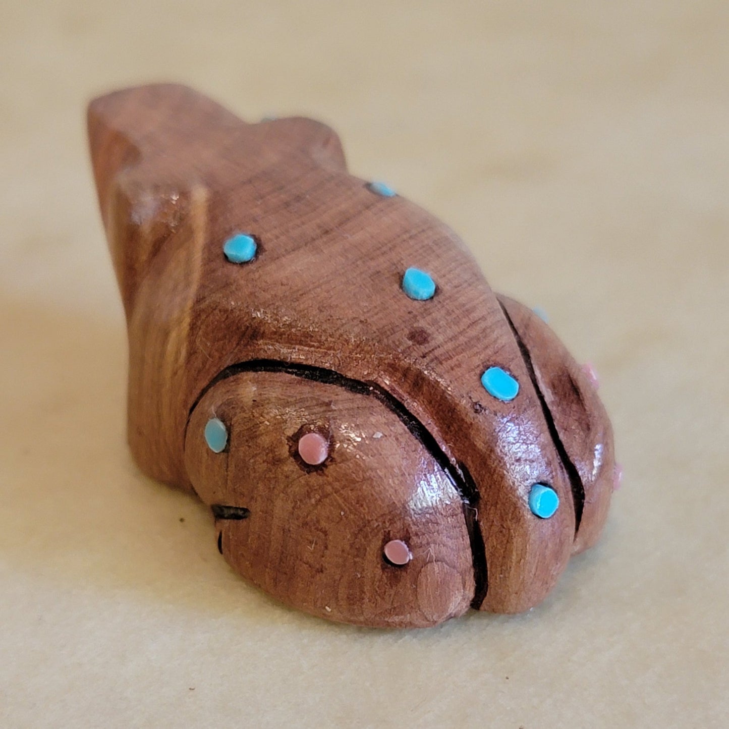 Cedar Frog Zuni Fetish