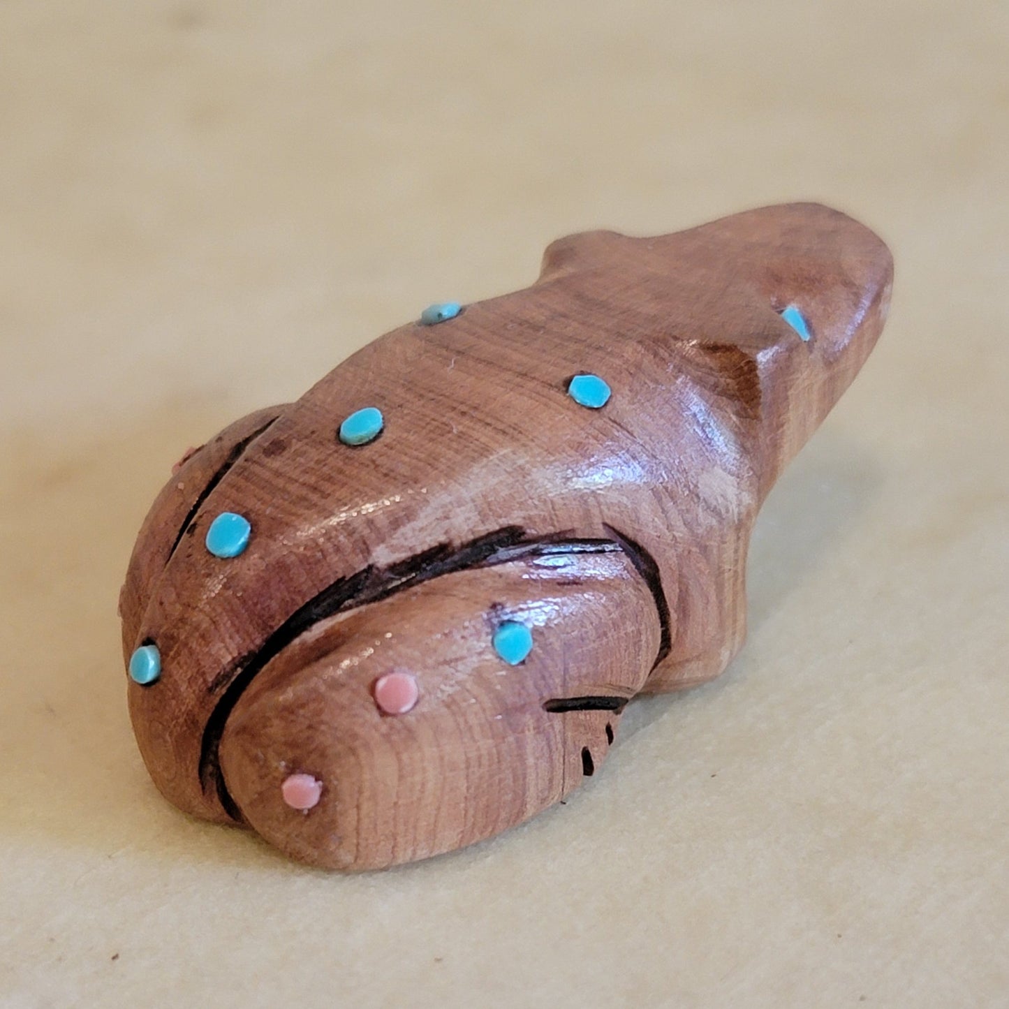 Cedar Frog Zuni Fetish