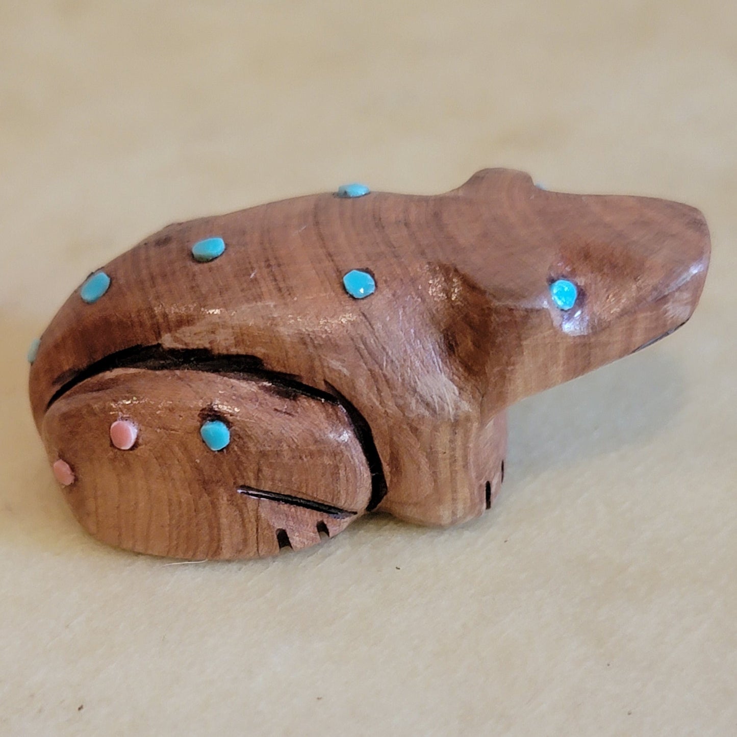 Cedar Frog Zuni Fetish