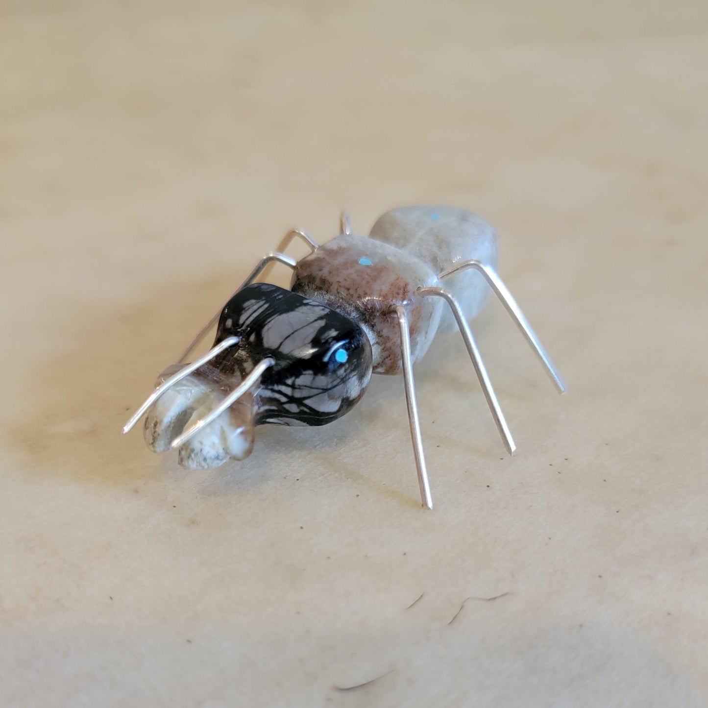 Picasso Marble Ant Zuni Fetish