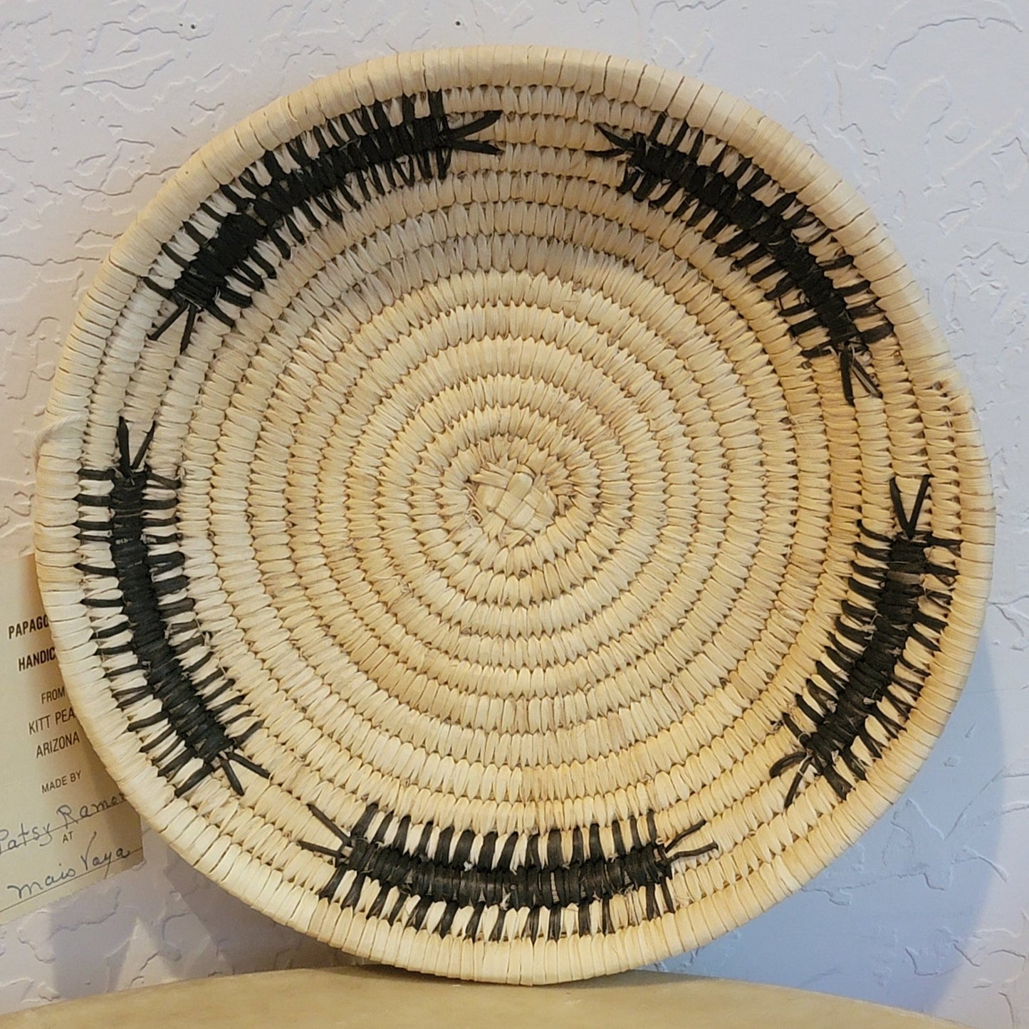 Centipede Papago/Tohono O'Odham Indian Basket