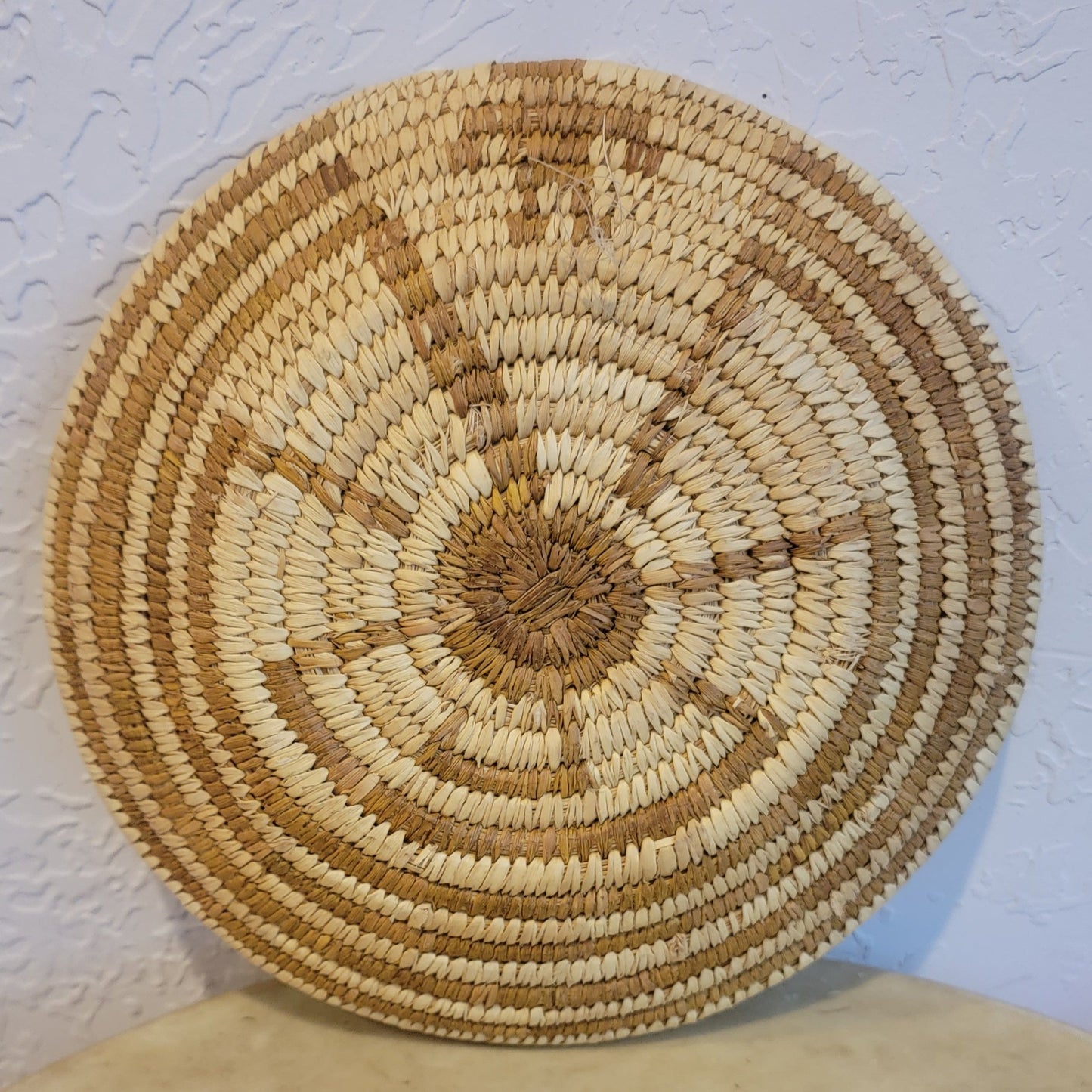 Amazing Man in the Maze Papago/ Tohono O'Odham Indian Basket