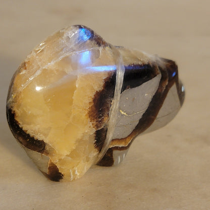 Septarian Nodule Zuni Fetish Mountain Lion