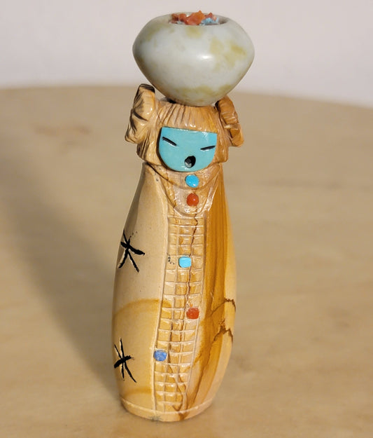 Double Sided Olla/Corn Maiden Zuni Fetish