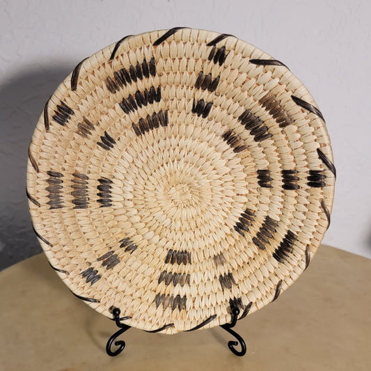 Papago Tohono O'Odham Coiled  Indian Basket