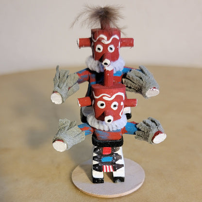 Mudhead Clowns Piggyback Navajo Kachinas