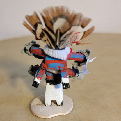 Left Handed Piggy Back Miniature Navajo Kachinas