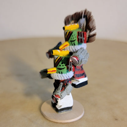 Navajo Double Parrots Piggy Back Style Kachinas