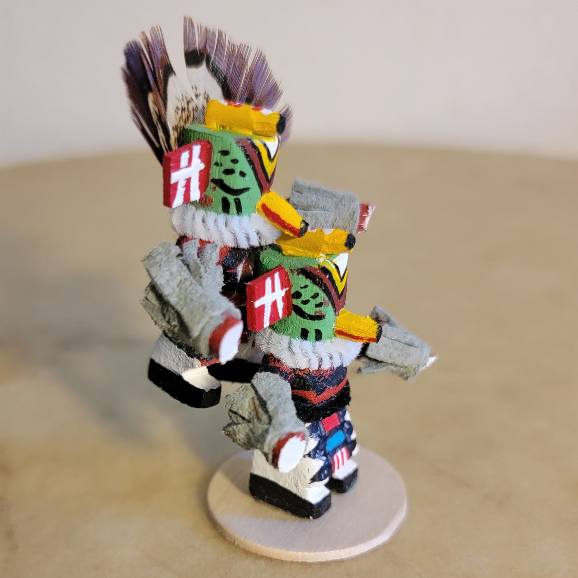 Navajo Double Parrots Piggy Back Style Kachinas