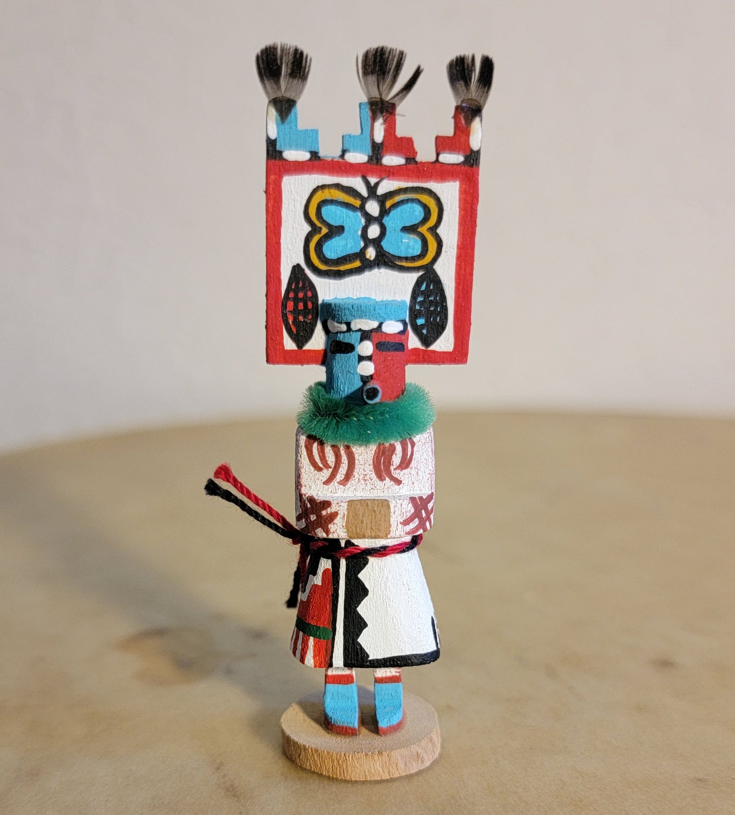 Zuni Hemis Butterfly Miniature Kachina