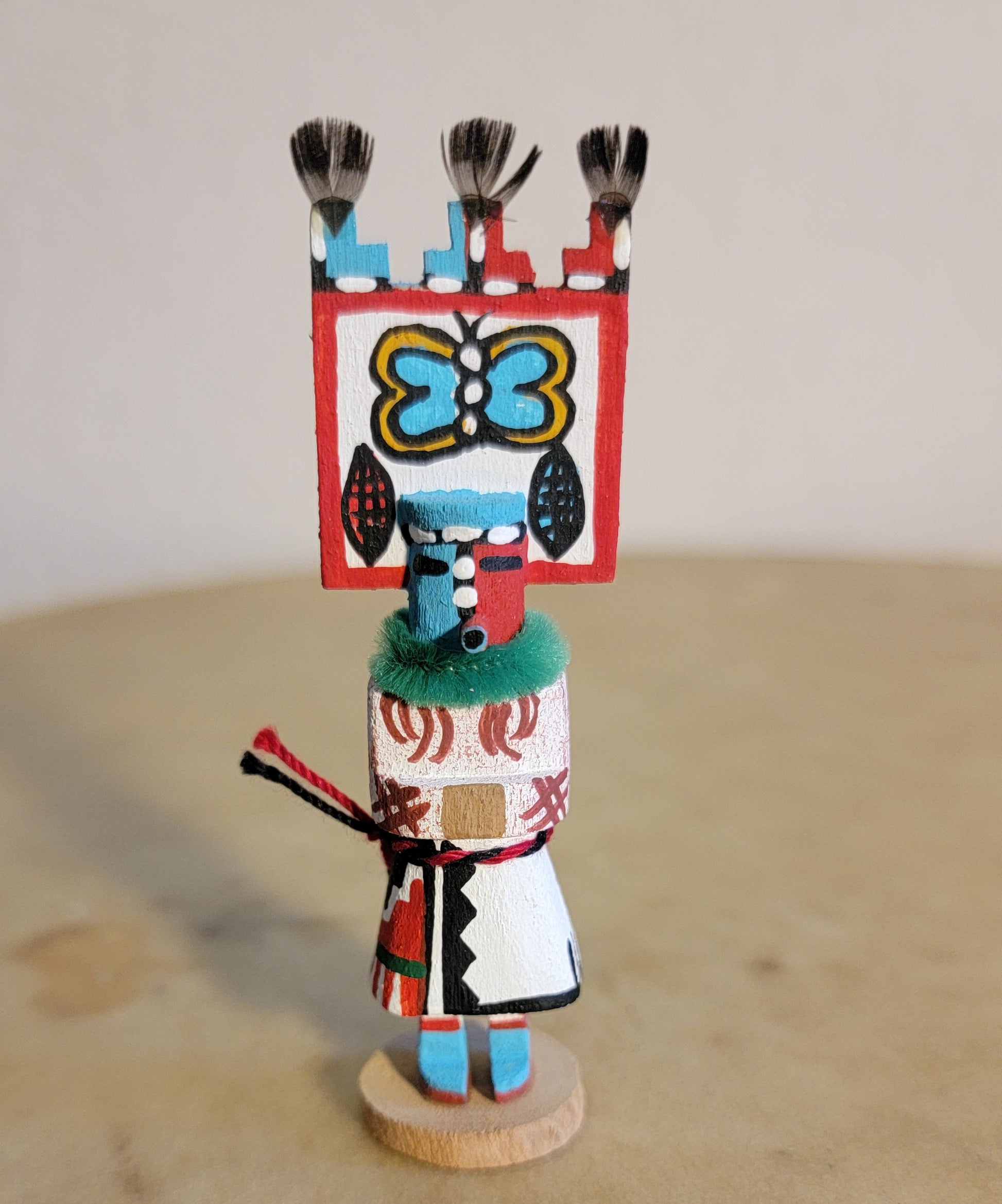 Zuni Hemis Butterfly Miniature Kachina