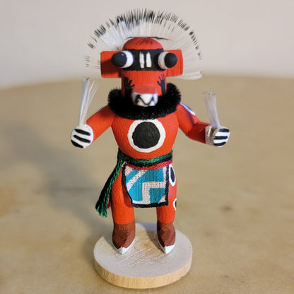 Acoma Pueblo carved Hopi Bear Miniature Kachina