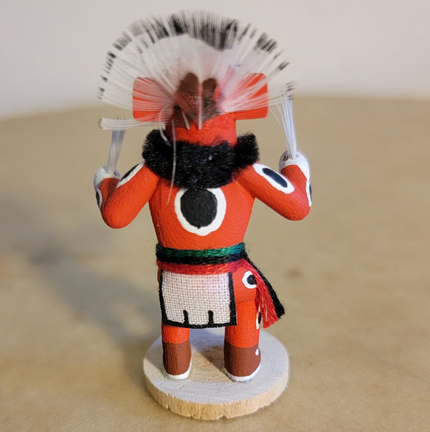 Acoma Pueblo carved Hopi Bear Miniature Kachina