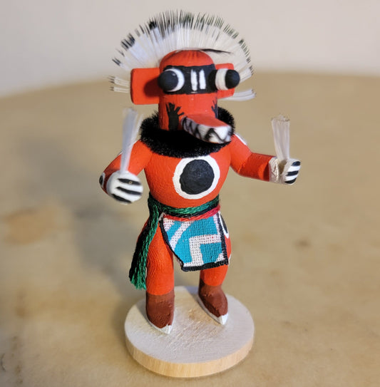 Acoma Pueblo carved Hopi Bear Miniature Kachina