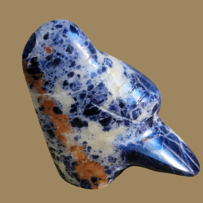 Colorful Sodalite Messenger Bird Zuni Fetish