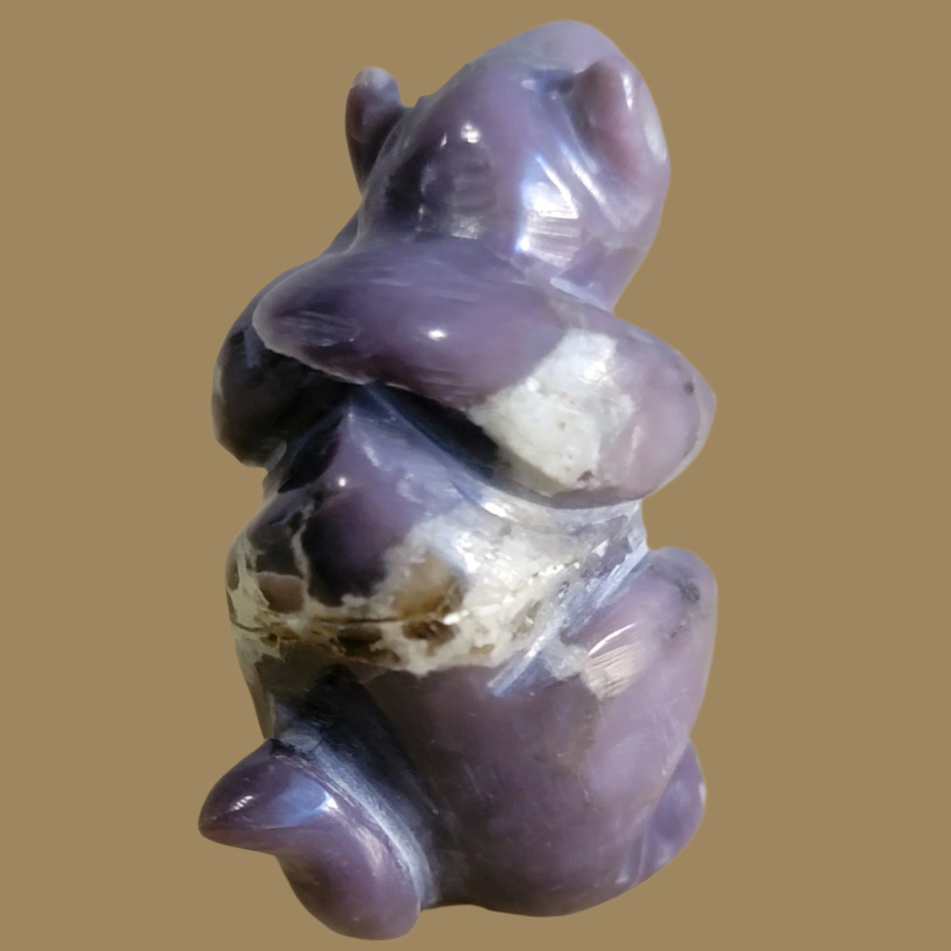 Purple Lavulite Navajo Chipmunk Zuni Fetish