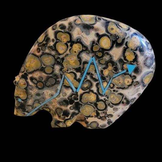 Leopard Stone Jasper Zuni Fetish Medicine Bear