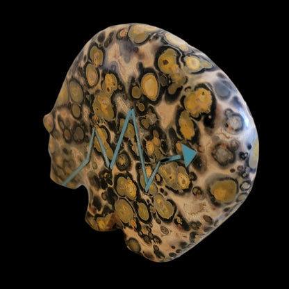 Leopard Stone Jasper Zuni Fetish Medicine Bear