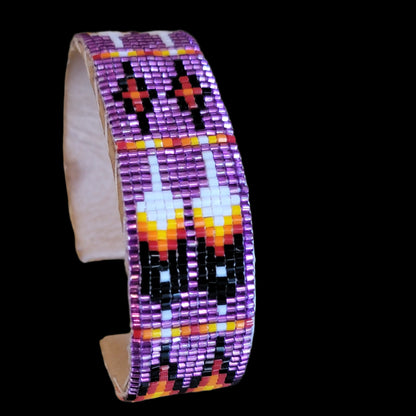 Beautiful Beaded Navajo Bracelet Indian Beadwork