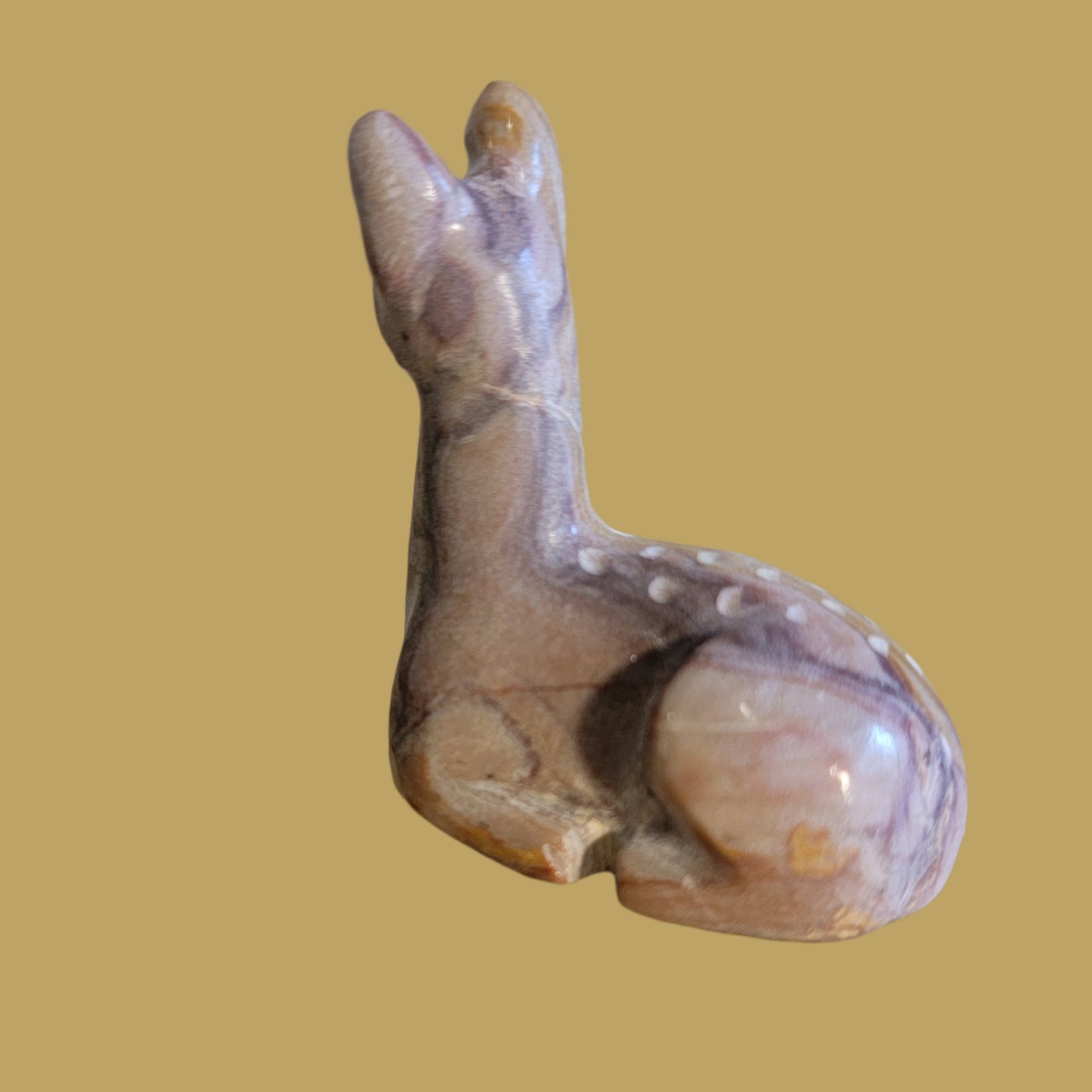 Sweet Dolomite Spotted Fawn Zuni Fetish