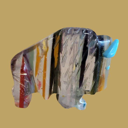 Surfite Bison/Buffalo Zuni Fetish