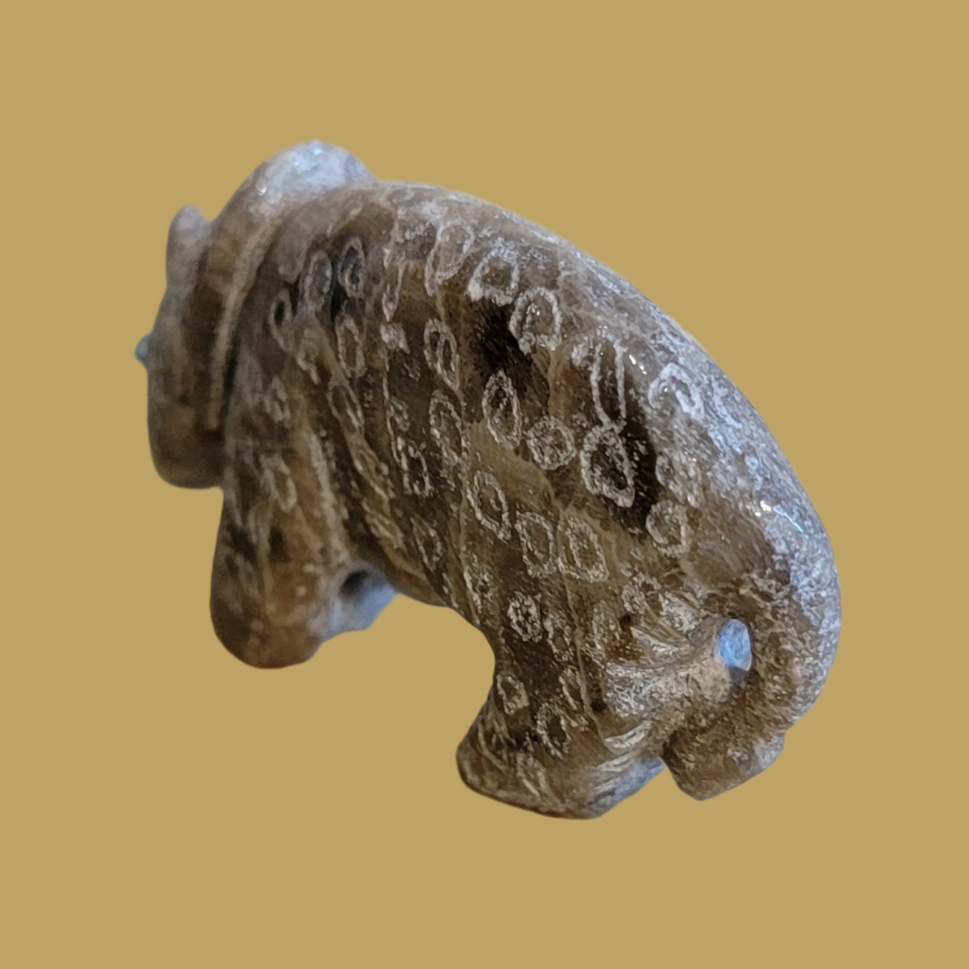 Petosky Rhinoceros Zuni Fetish