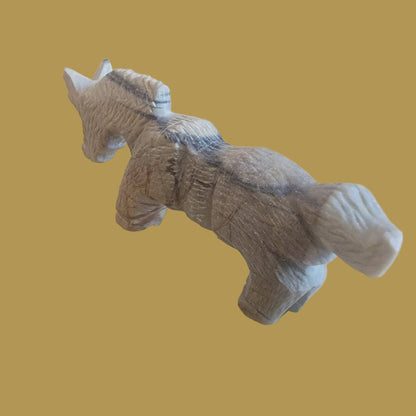 Tony Mackel Picasso Marble Healing Horse Zuni Fetish