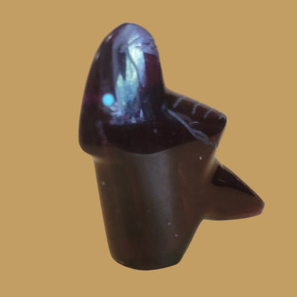 Slag Glass Rich Burgundy Cardinal Zuni Fetish