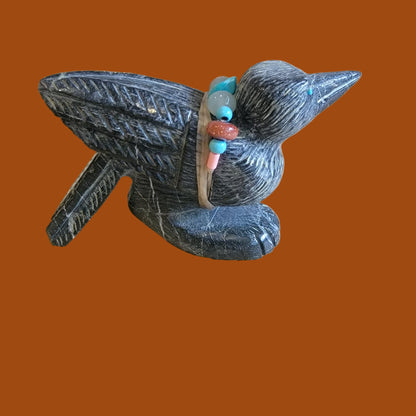 "The Raven" Zuni Fetish
