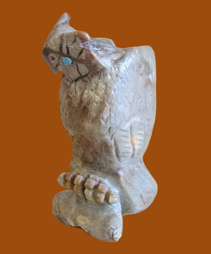 Owl/Ruler of the Night Skies Zuni Fetish