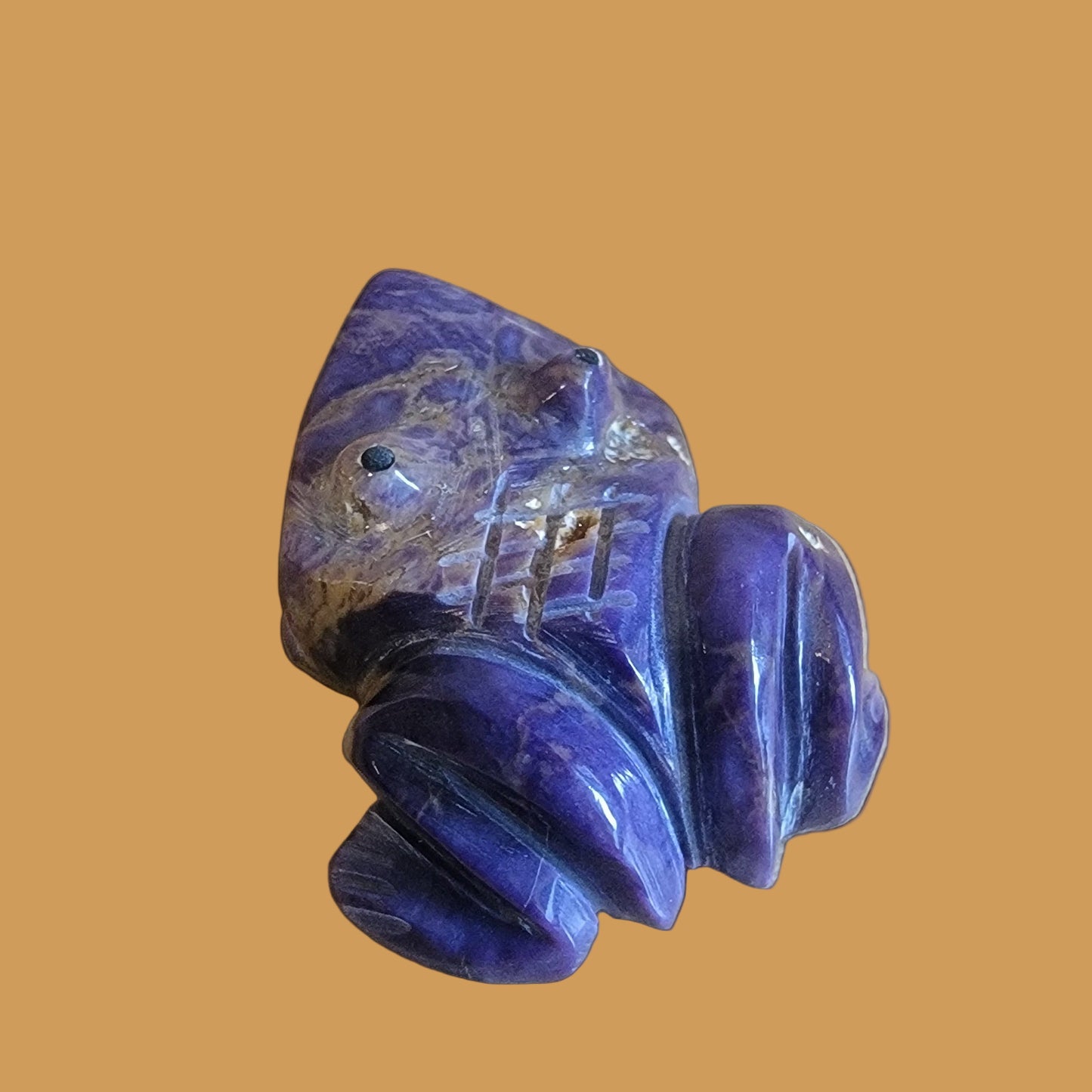 Purple  Violite Navajo Frog Zuni Fetish