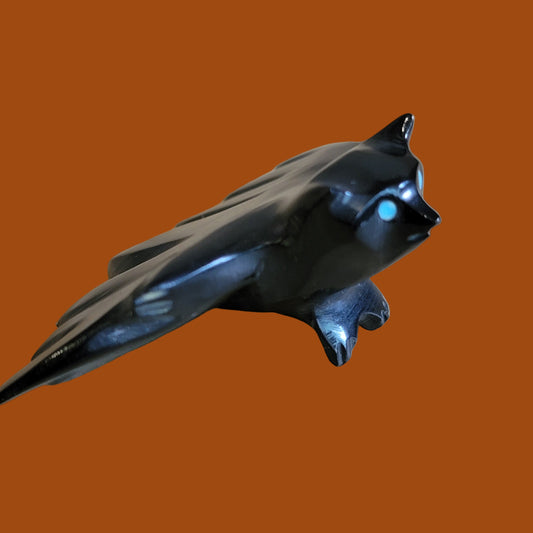Bat Coming in for a Landing Zuni Fetish