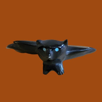 Bat Coming in for a Landing Zuni Fetish